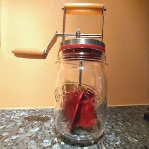 Kilner butter churner